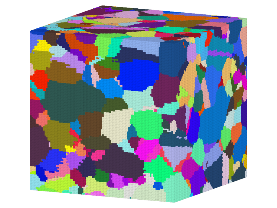 Exploring grains in 3D
