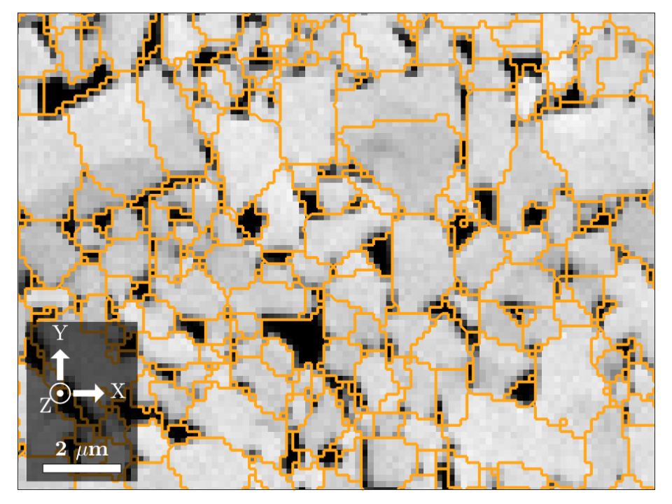 Correlating EBSD and SEM images
