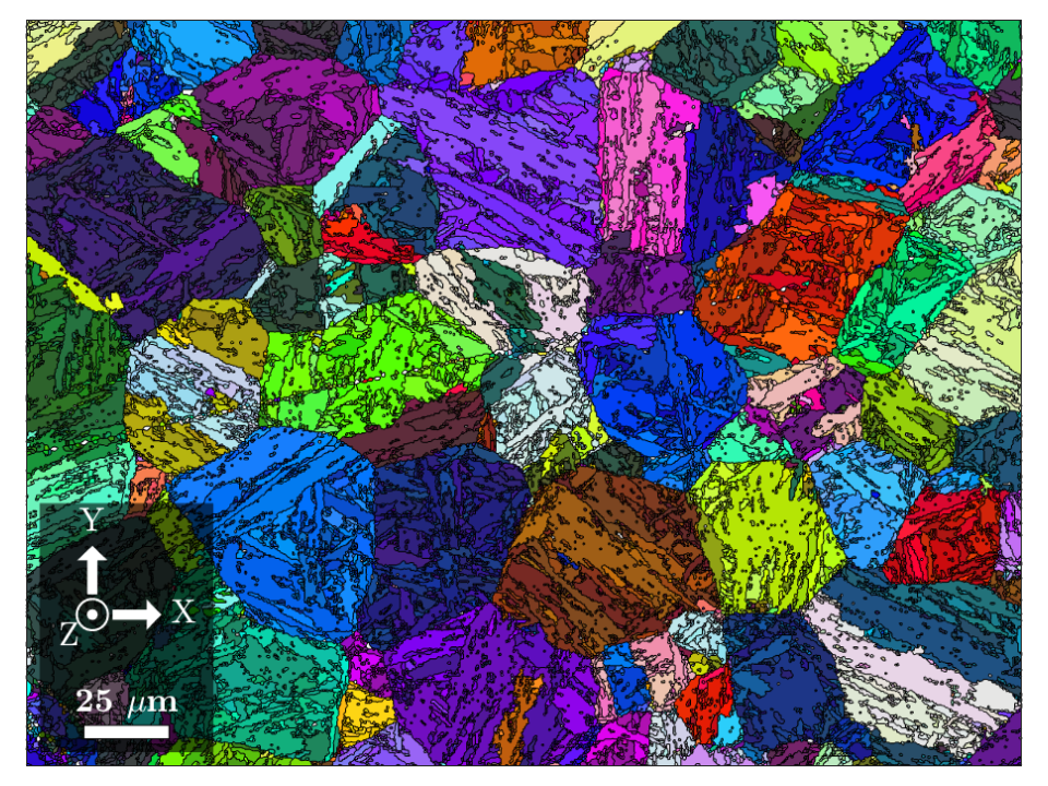 Martensite reconstruction