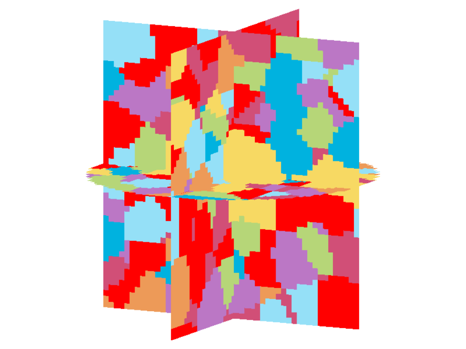 Slicing a 3D microstructure